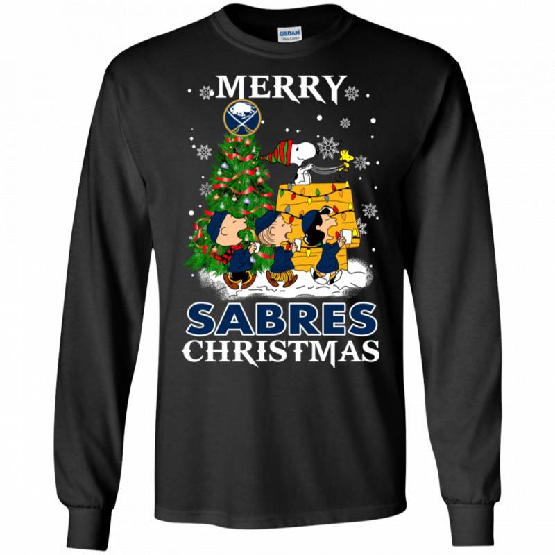 Merry Buffalo Sabres Christmas Snoopy Ugly Sweater Style Shirts