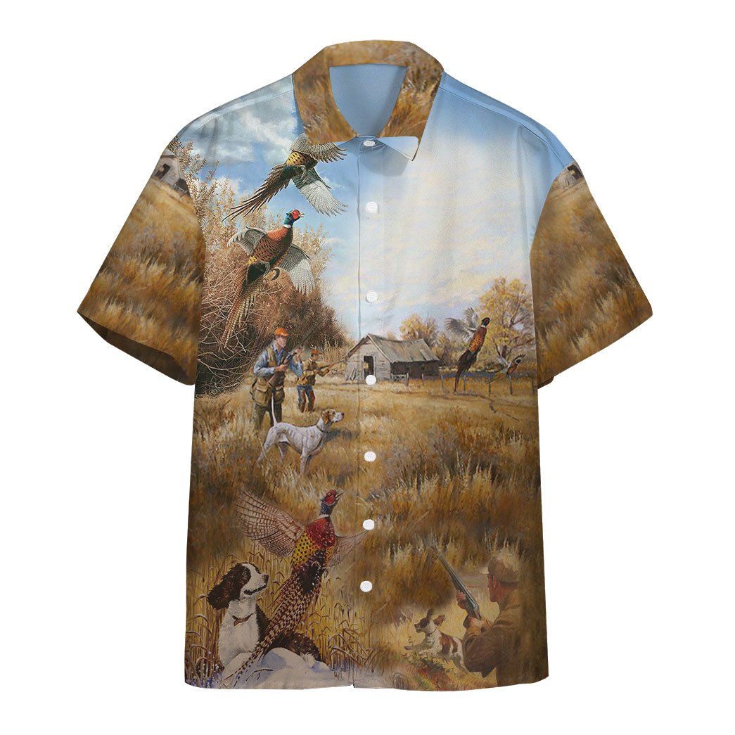 Gearhumans Hunting Hawaii Custom Short Sleeve Shirts Ha5423