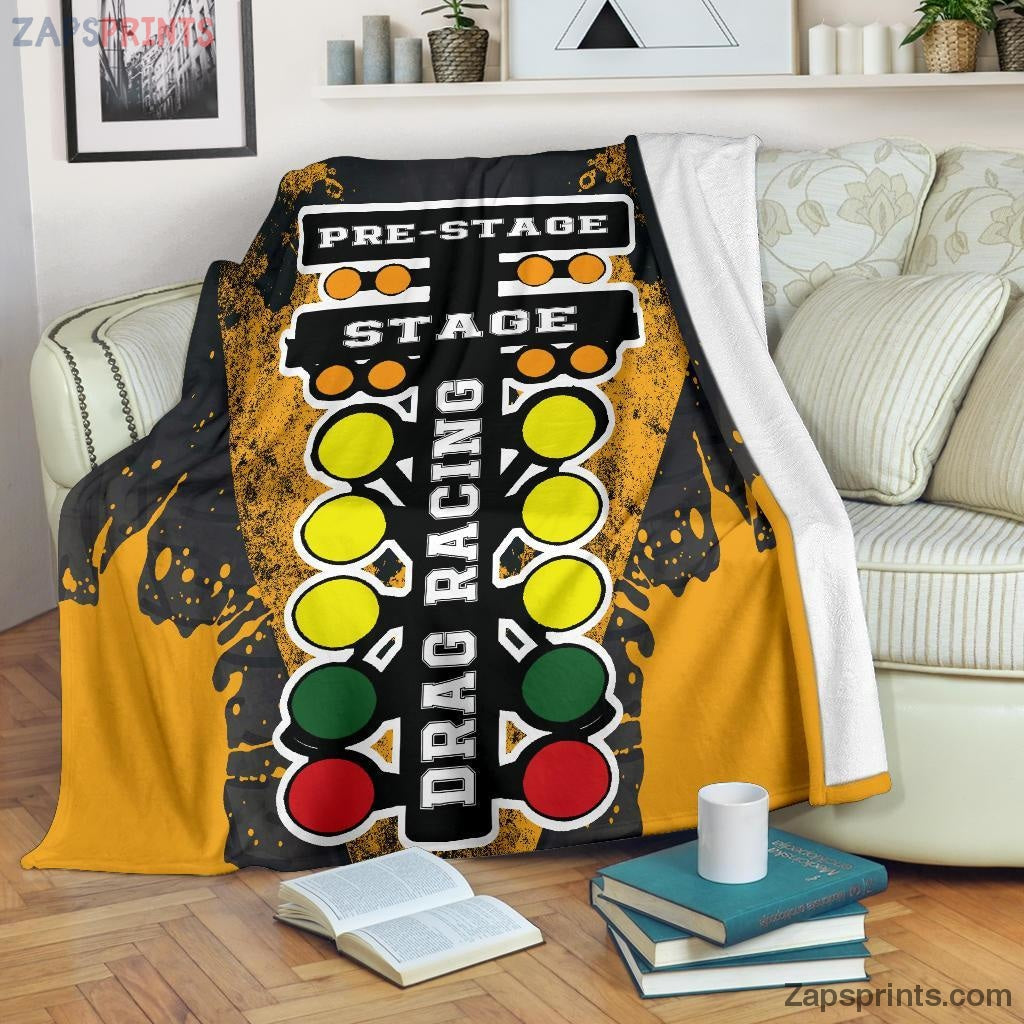 Gift For Racing Lover – Drag Racing Blanket Rbno – Gift For Friends