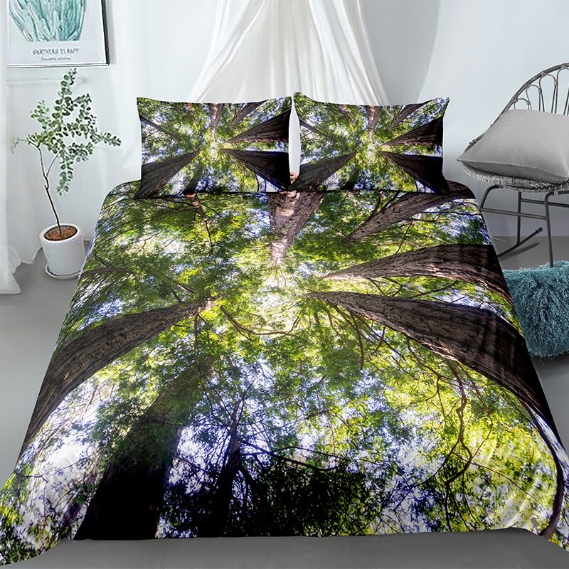 3D Scenery Printed Landscape Bedding Sets Home Decoration Duvet Cover