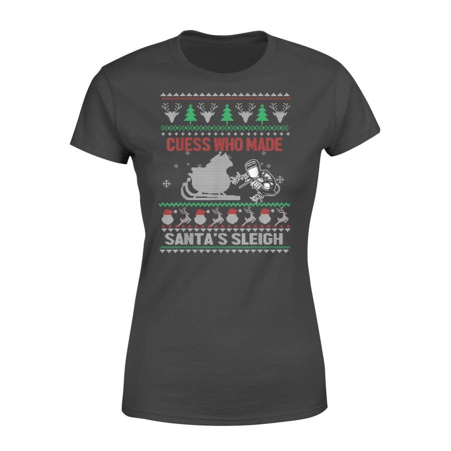 Ugly christmas Welder Tee Funny Xmas Gift Welders T-Shirt – Standard Women’s T-shirt