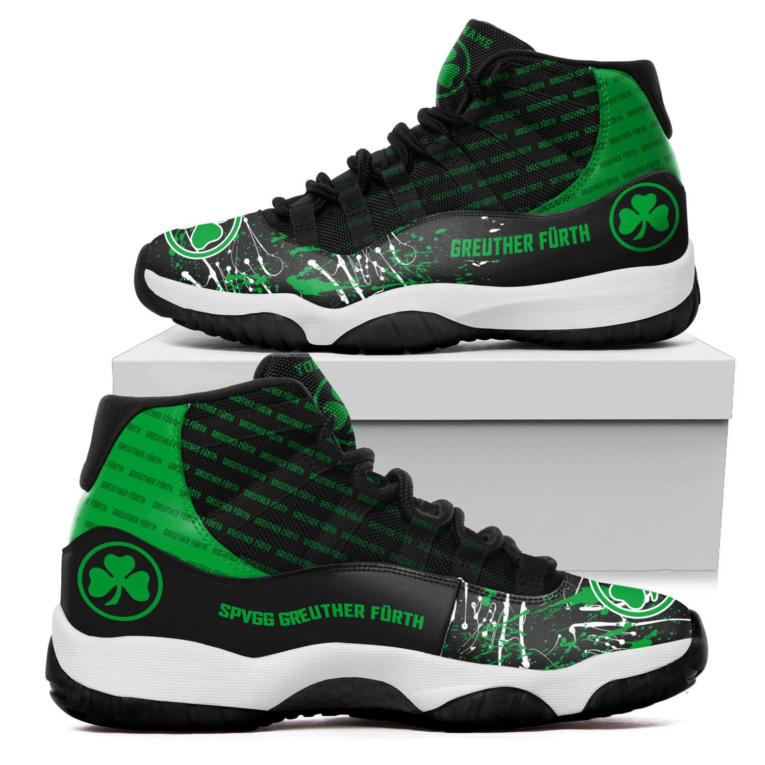 Spvgg Greuther F?Rth Custom Name Air Jd 11 Sneakers Shoes 148 For Football Fans