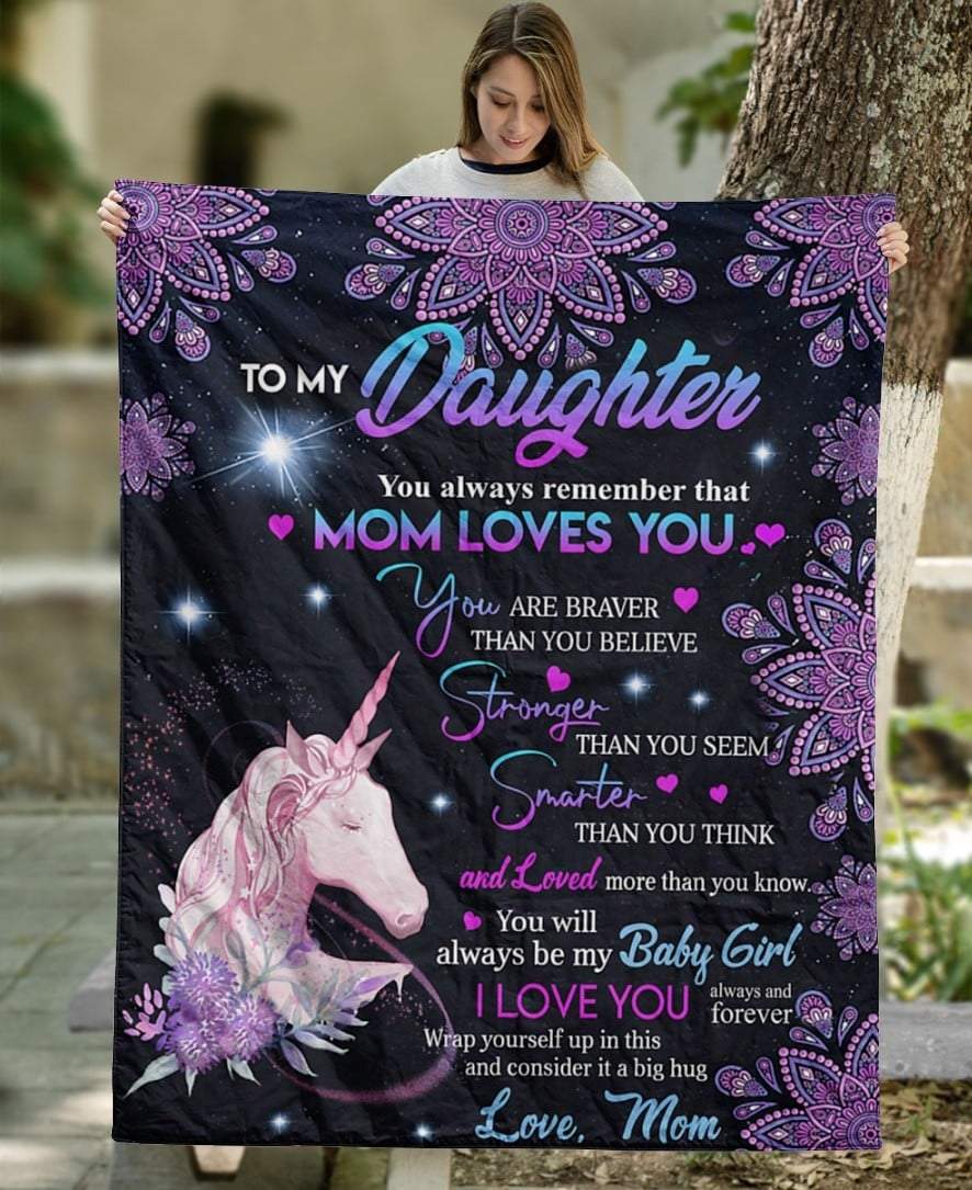 You Will Always Be My Baby Girl Fleece Blanket And Quilt Blanket, Home Decor Bedding Couch Sofa Soft And Comfy Cozy