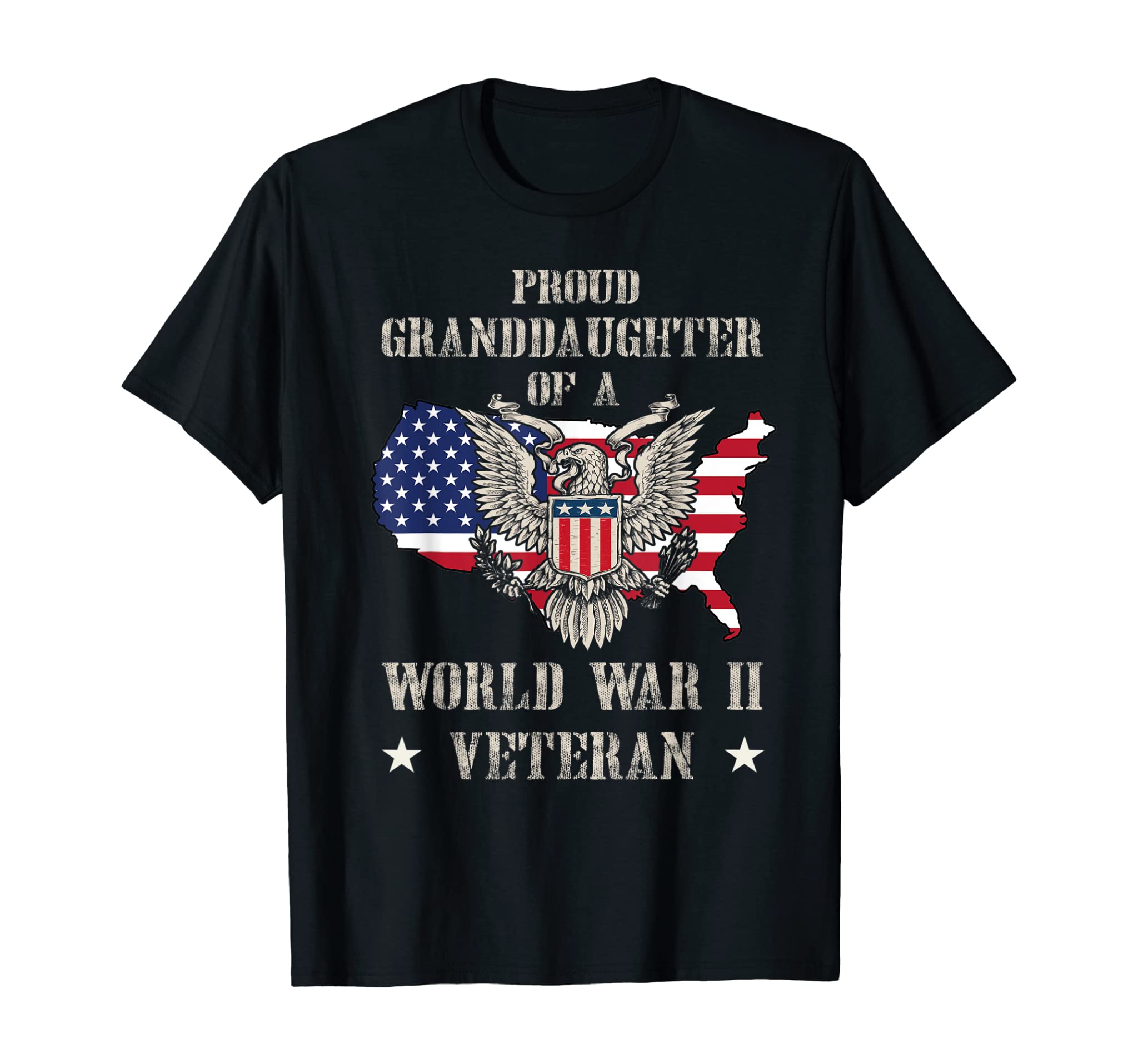 Proud Granddaughter Of A Wwii Veteran T-Shirt