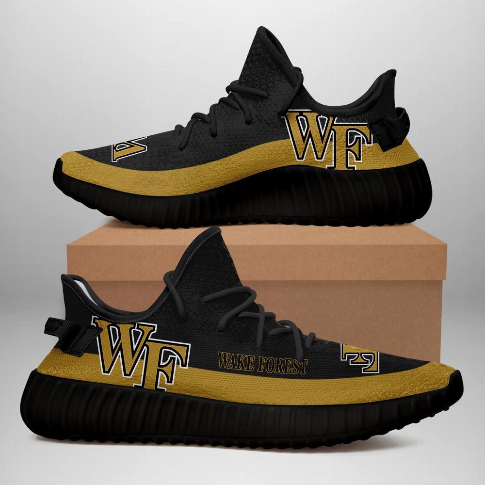 Wake Forest Demon Deacons Unisex Sneaker Football Custom Shoes Wake Forest Demon Deacons Yeezy Boost 350