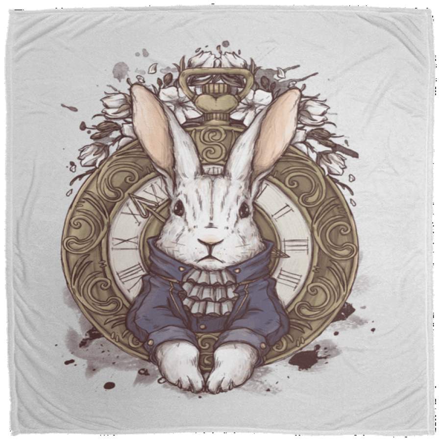 The White Rabbit 50×60 MicroFleece Blanket