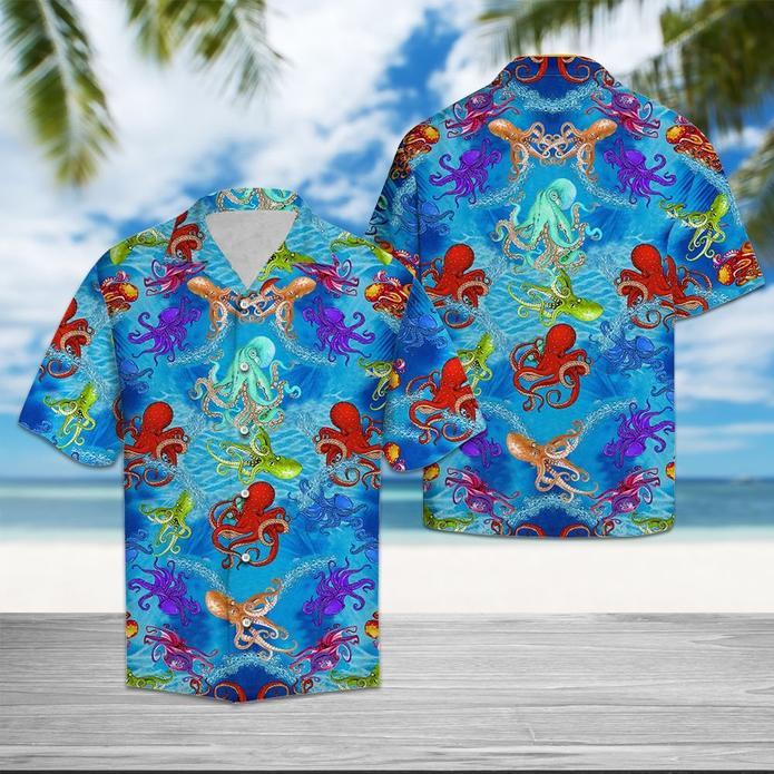 Octopus Ocean Hawaii Shirt For Men Women Adult Ha70036