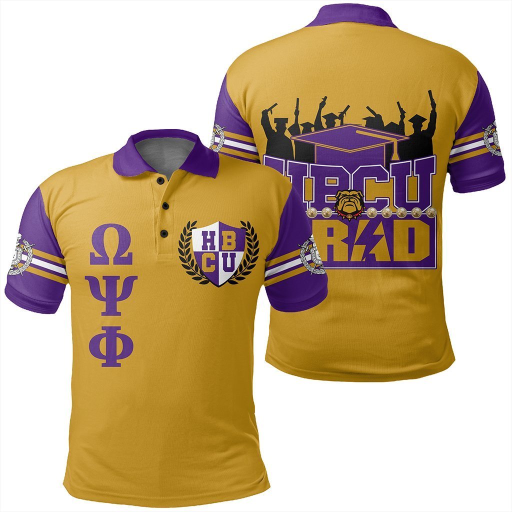 Greek Life Polo – Omega Psi Phi Hbcu Graduation Polo Shirt J0