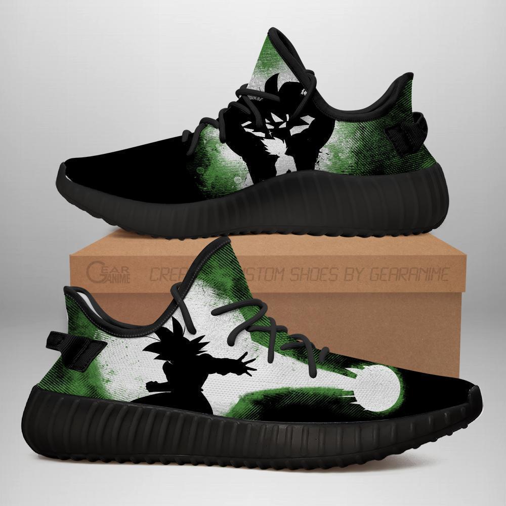 Bardock Silhouette Yeezy Shoes Skill Custom Dragon Ball Z Anime Sneakers MN04