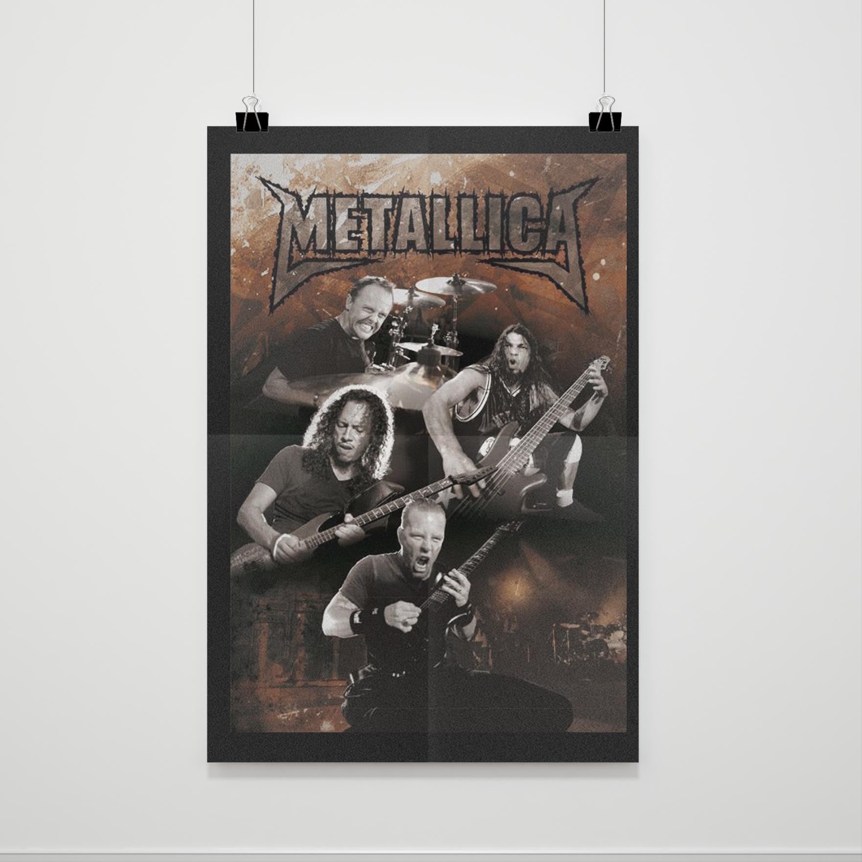 Metallica Thrash Metal Poster - Poster Art Design