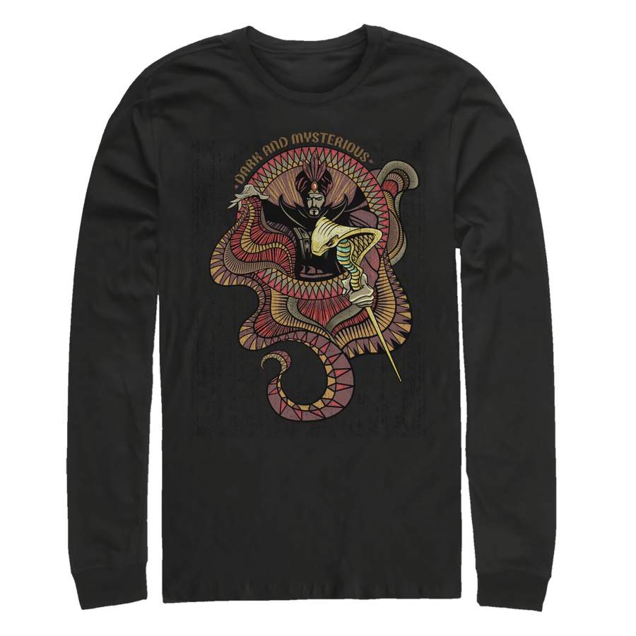 Aladdin Men’s Jafar Mysterious Snake Long Sleeve Shirt