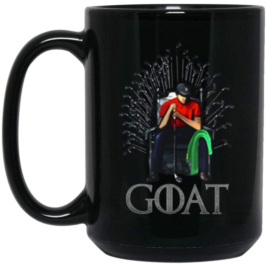 Tiger Throne Black Mug 15oz (2-sided)