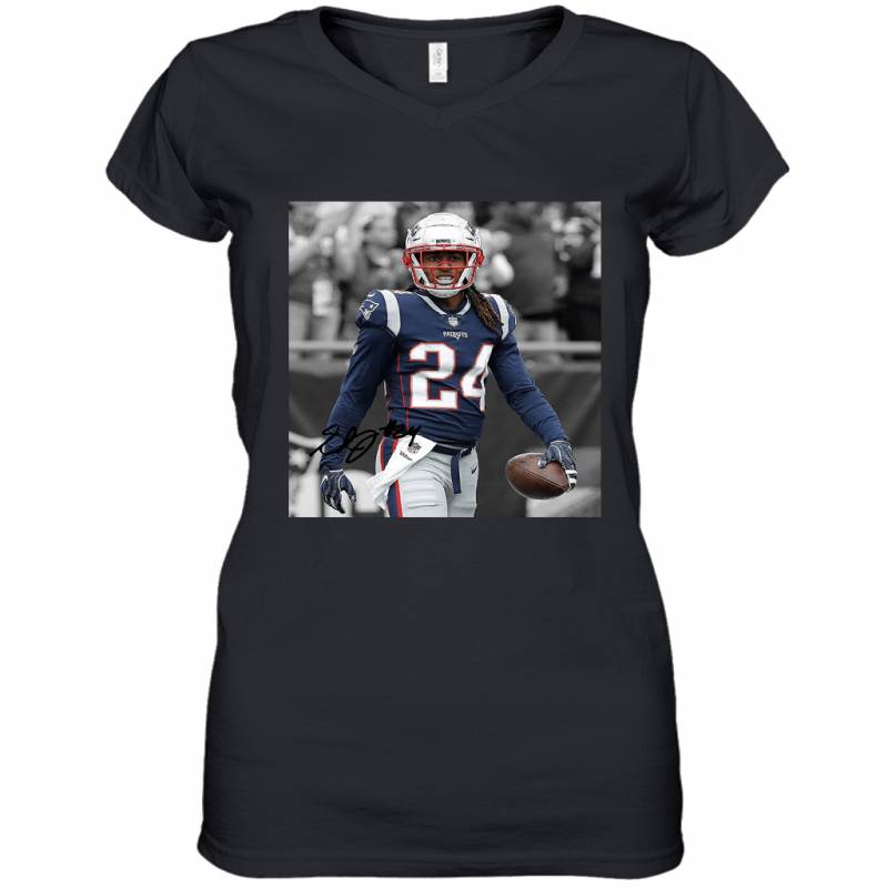 Stephon Gilmore  New England Patriots Women’s V-Neck T-Shirt