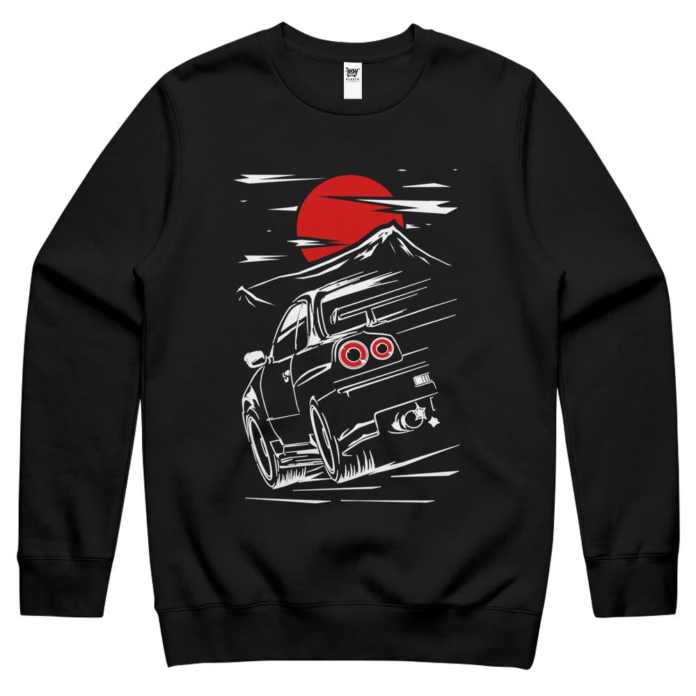 Nissan Skyline Gtr 34 Haruna Crewneck Sweatshirt