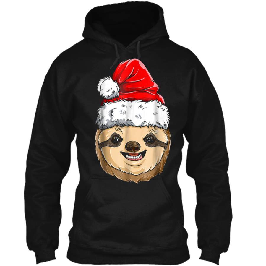 Sloth Santa Christmas Kids Boys Girls Xmas Gifts Tee Pullover Hoodie   Christmas Gift Ideas