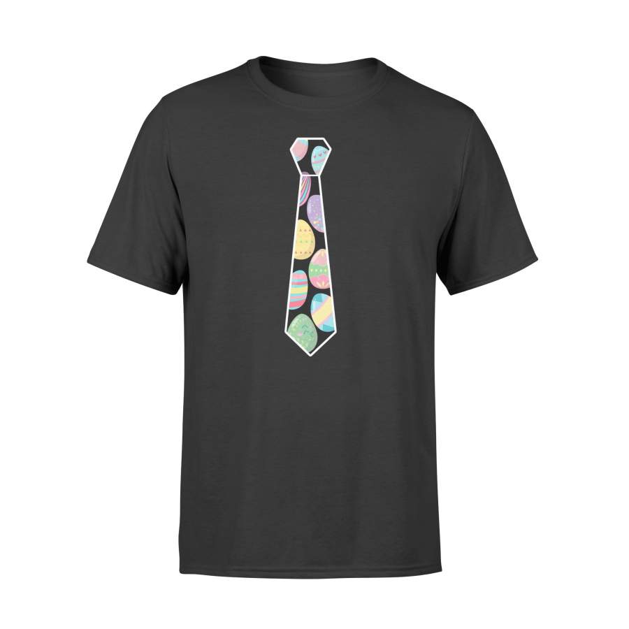 Colorful Neck Tie With Easter Eggs Easter T Shirt