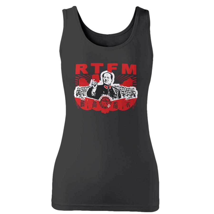 The It Crowd Rtfm Chairman Mao Roy Woman’s Tank Top