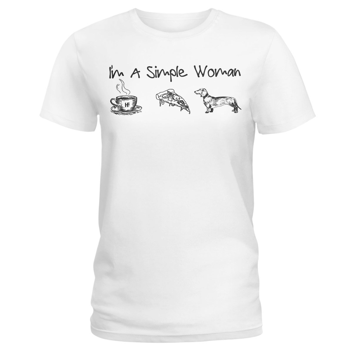 Dachshund Lovers Shirt 14 Ez01 1009 Ladies T-Shirt