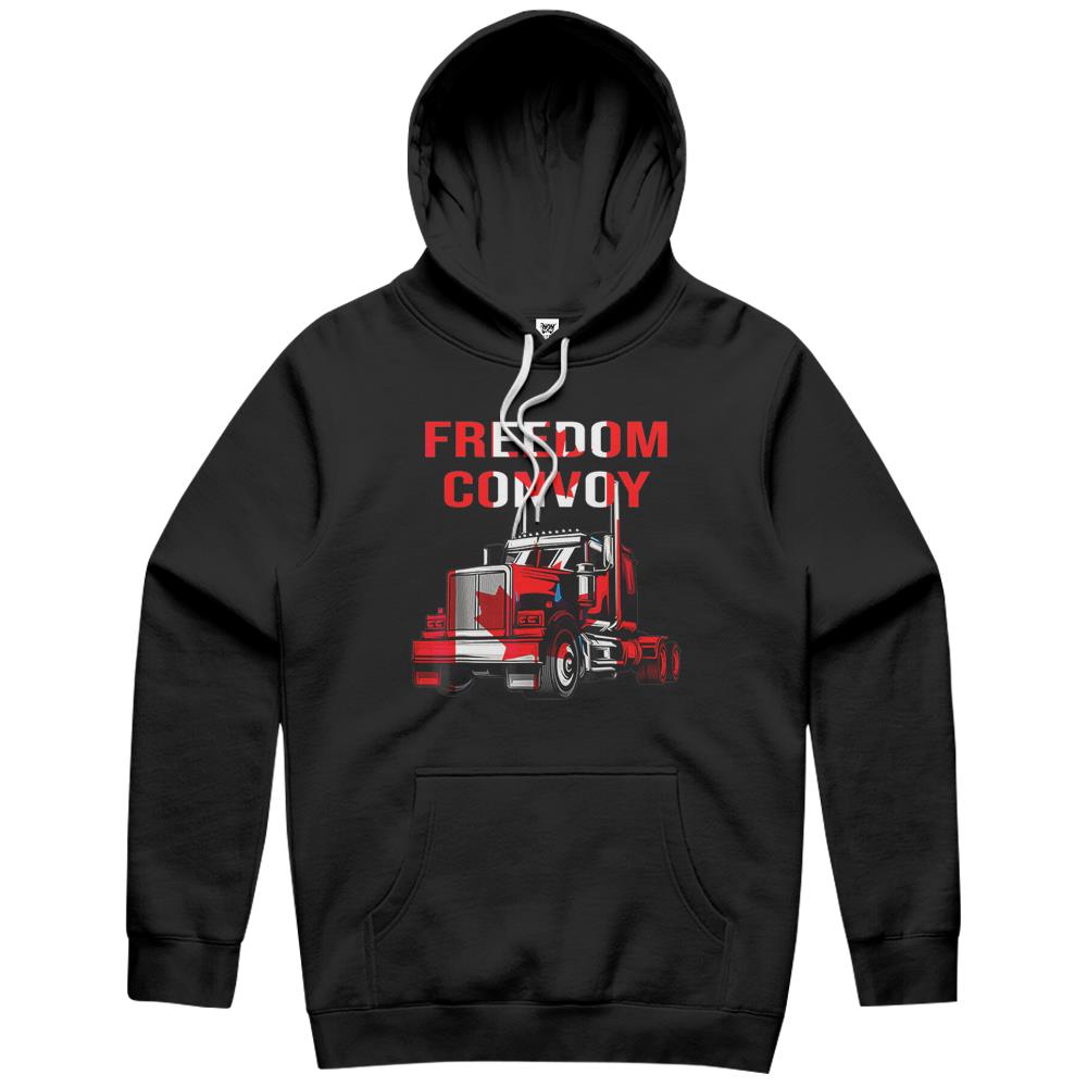 Canada Truck Freedom Convoy Canadian Trucker Rule Ottawa Hoodie