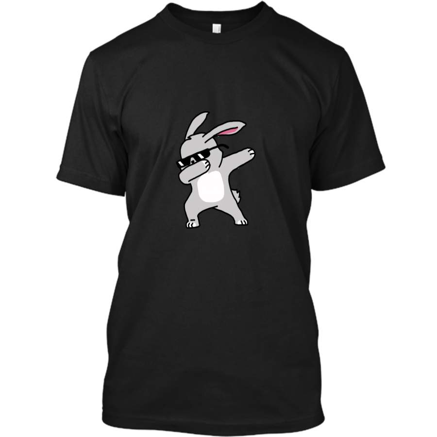 Boys Easter Shirt – Cute Dabbing Easter Bunny T-Shirt Custom Ultra Cotton