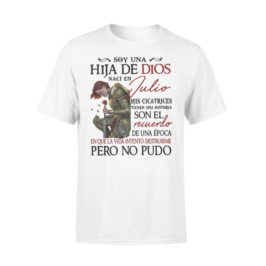 Soy Una Hija De Dios Naci En Julio Mis Cicatrices T-shirt