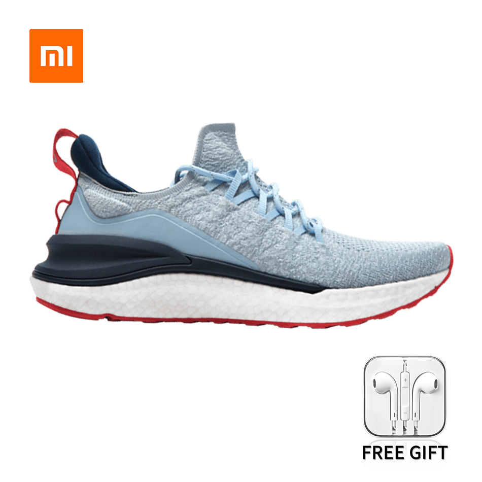 2022 Newest Xiaomi Mijia Sports Shoes 4 Lightweight Ventilate Elastic Knitting Shoes Breathable Refreshing City Running Sneaker alx