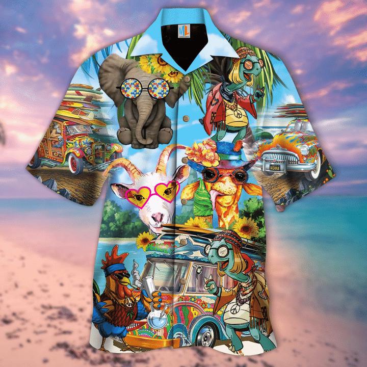 The Sun Hippie Life Hawaii Shirt For Men And Women Ha22193