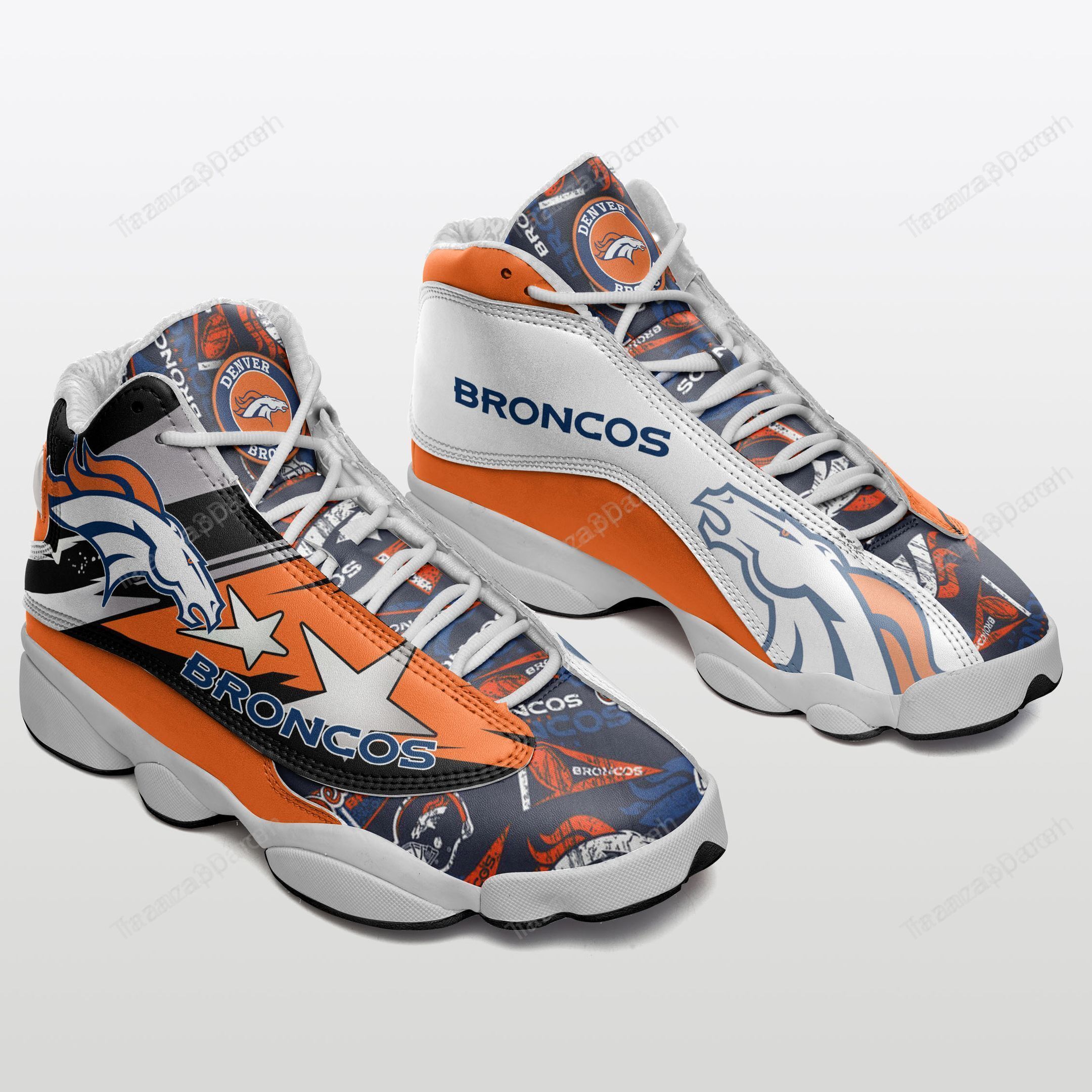 Denver Broncos Air Jd13 Sneakers 528