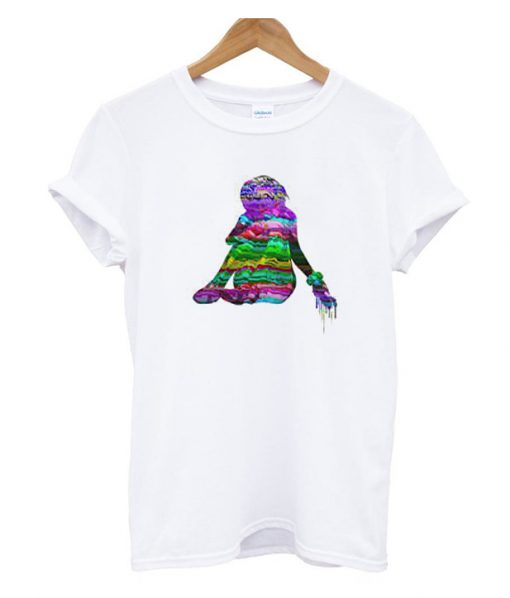 Aesthetic Glitch Anime Girl RS  T-Shirt