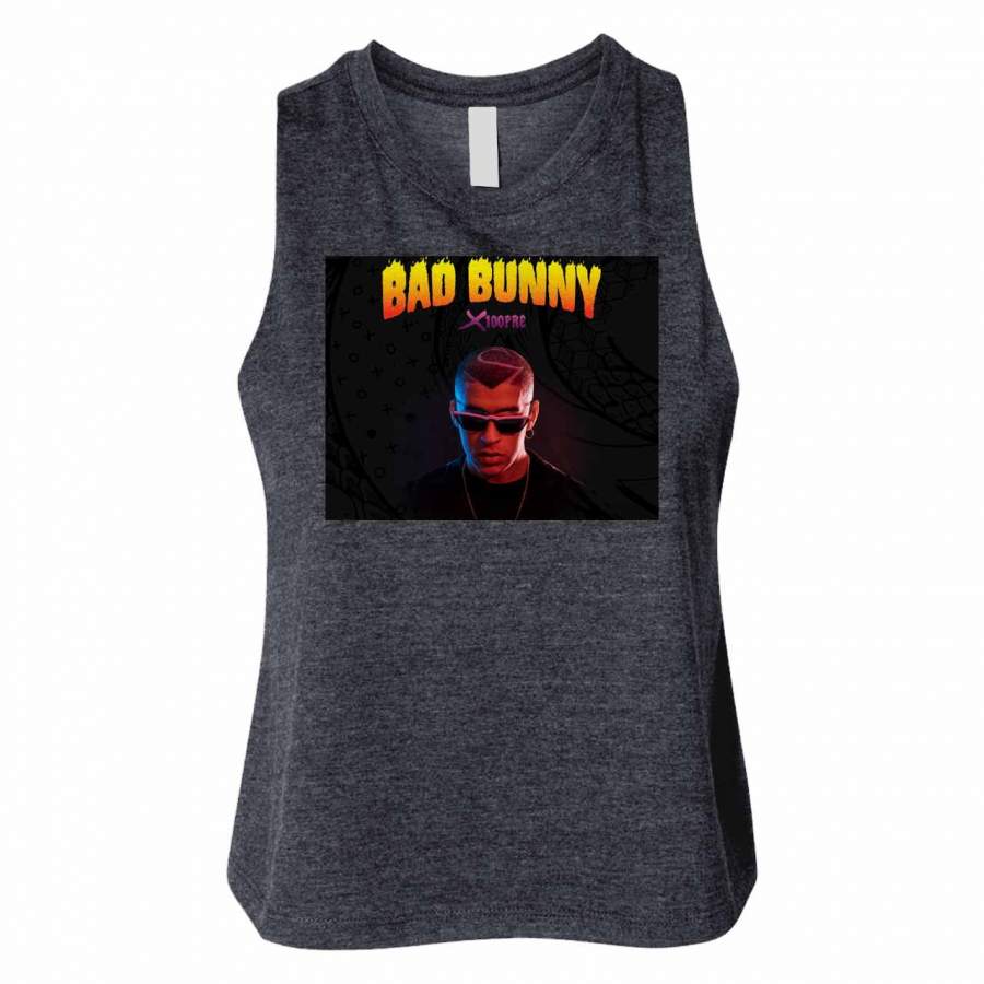 Bad Bunny Cover Woman Crop Tanktop