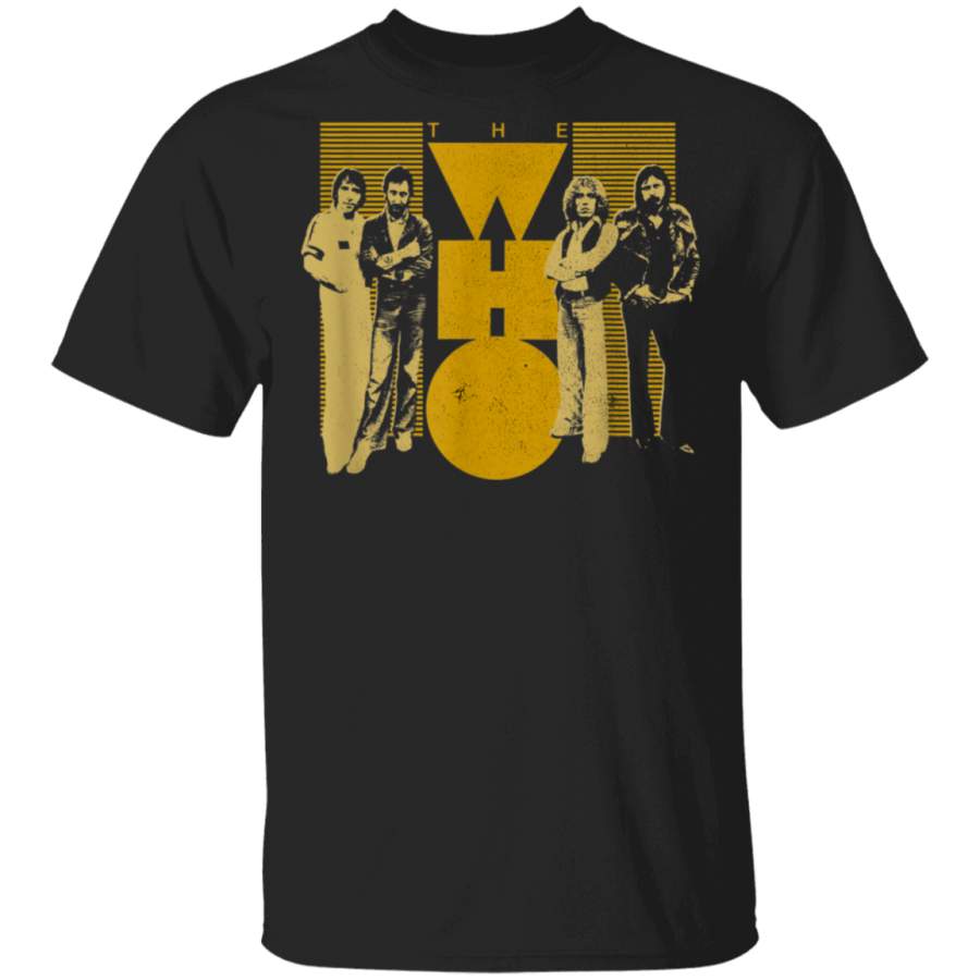 The Who Official Yellow 75 TShirt