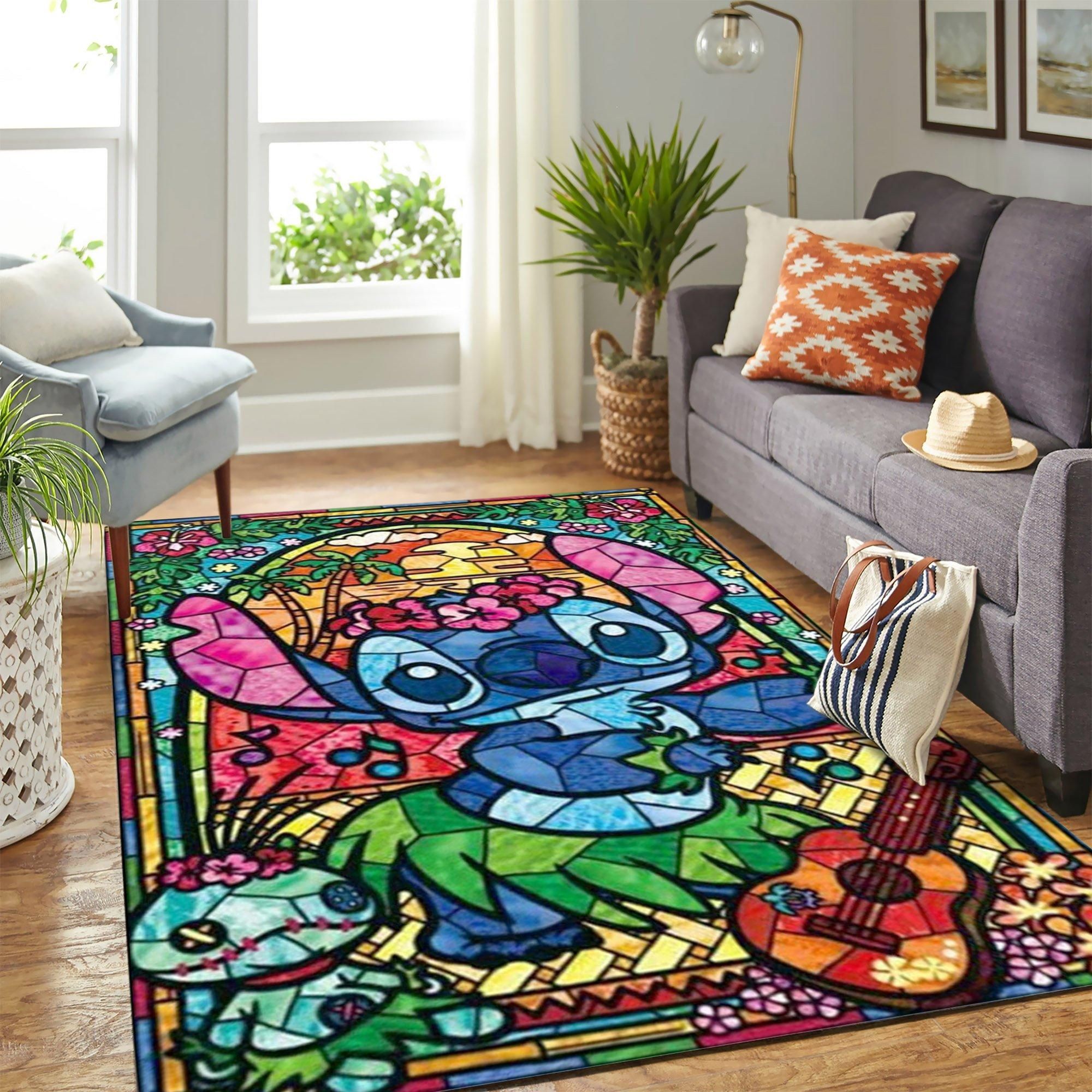 Stitch Area Rug Geeky Carpet – home decor – Bedroom Living Room decor