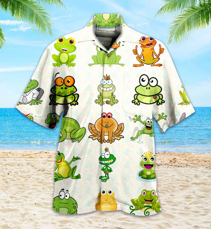 I Love Frog Green Hawaii Shirt Ha65408