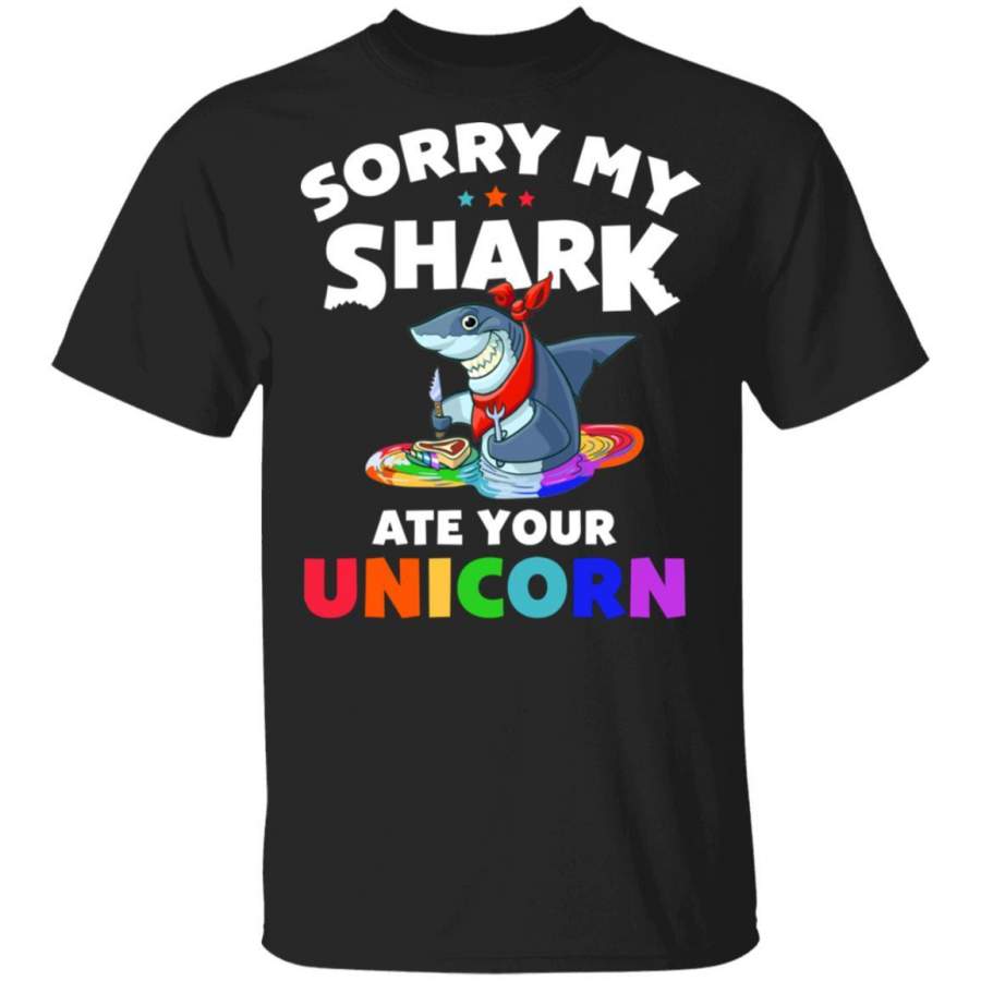 Sorry shark ate your unicorn shirt