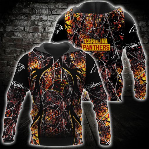 Carolina Panthers – TShirt, Hoodie, Sweatshirt… Wildfire Camo