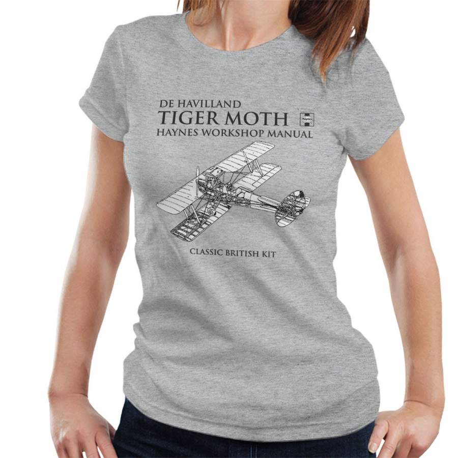 Haynes Owners Workshop Manual de Havilland Tiger Moth Women’s T-Shirt