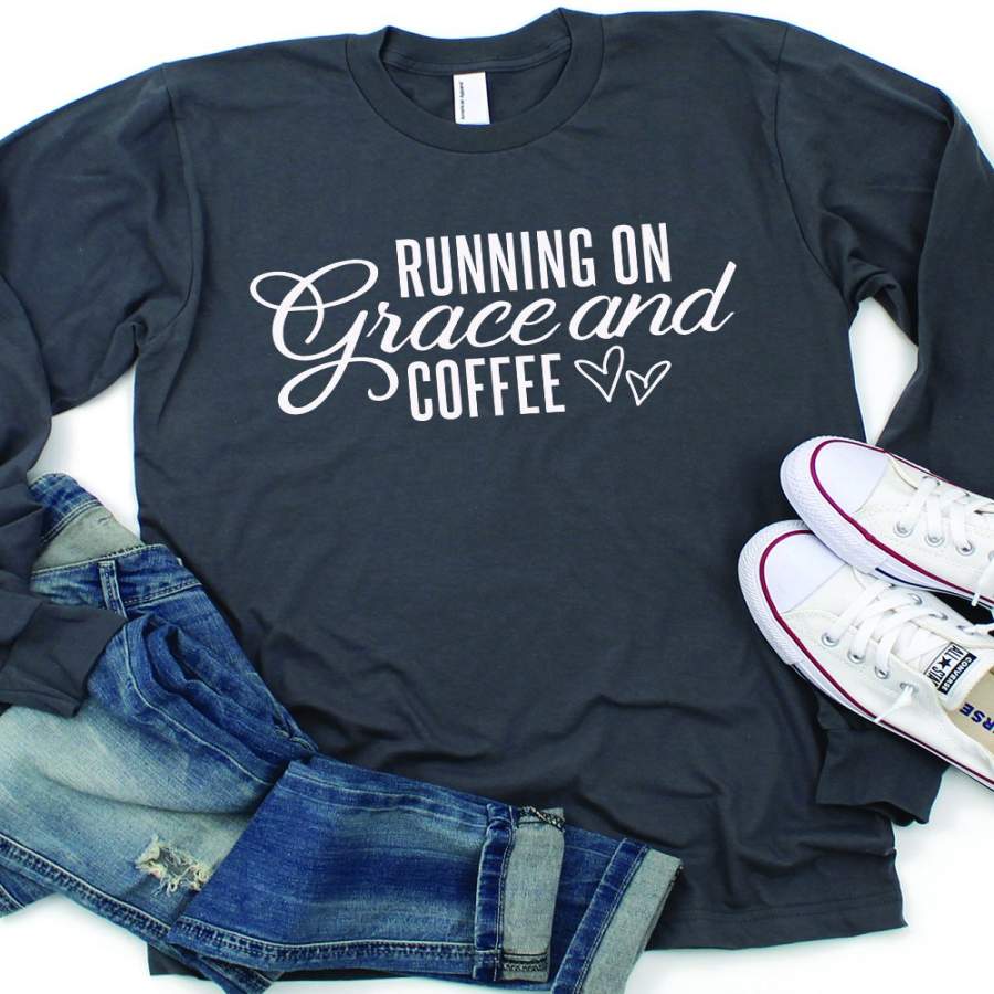 Running on Coffee and Grace Long Sleeve