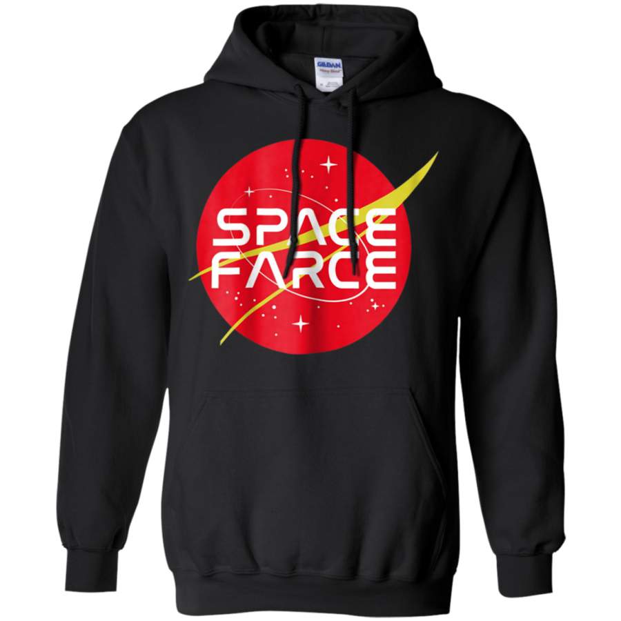 AGR Space Farce USSF Mocking Up Of Space Force Hoodie