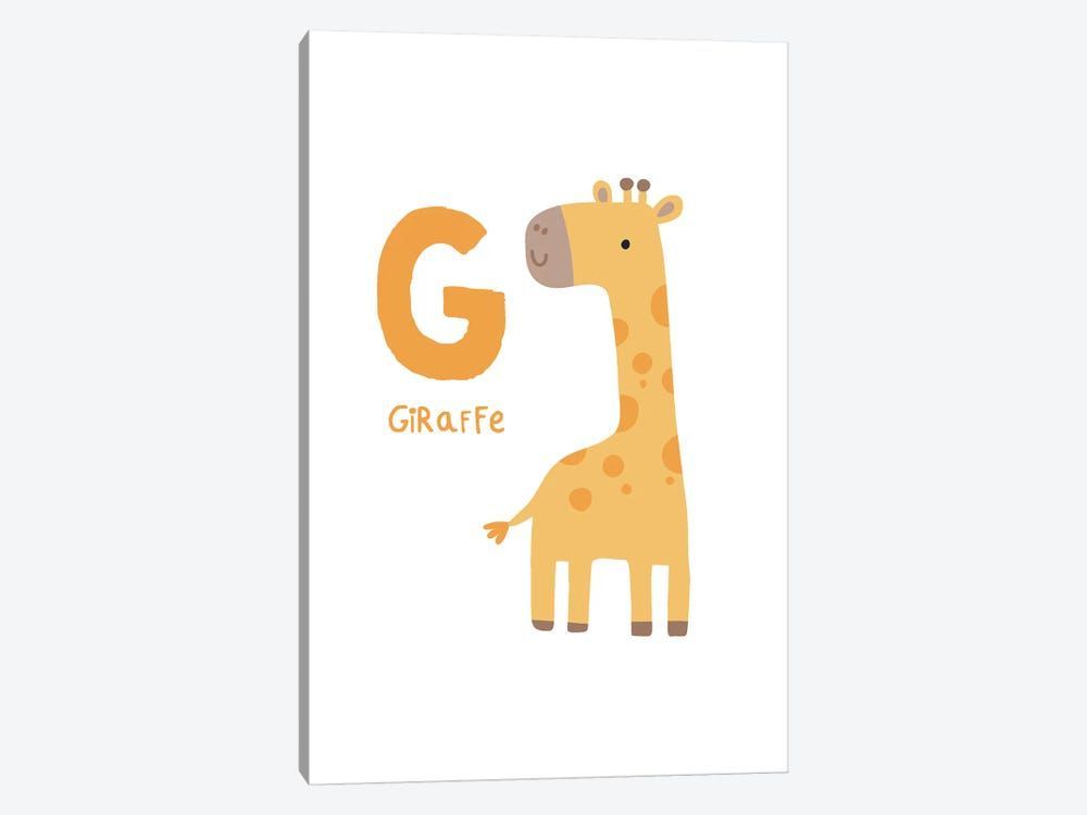 Animal Alphabet – G Canvas Poster 8”x12” 12×18” 18”x26” 24”x36” 30”x45”