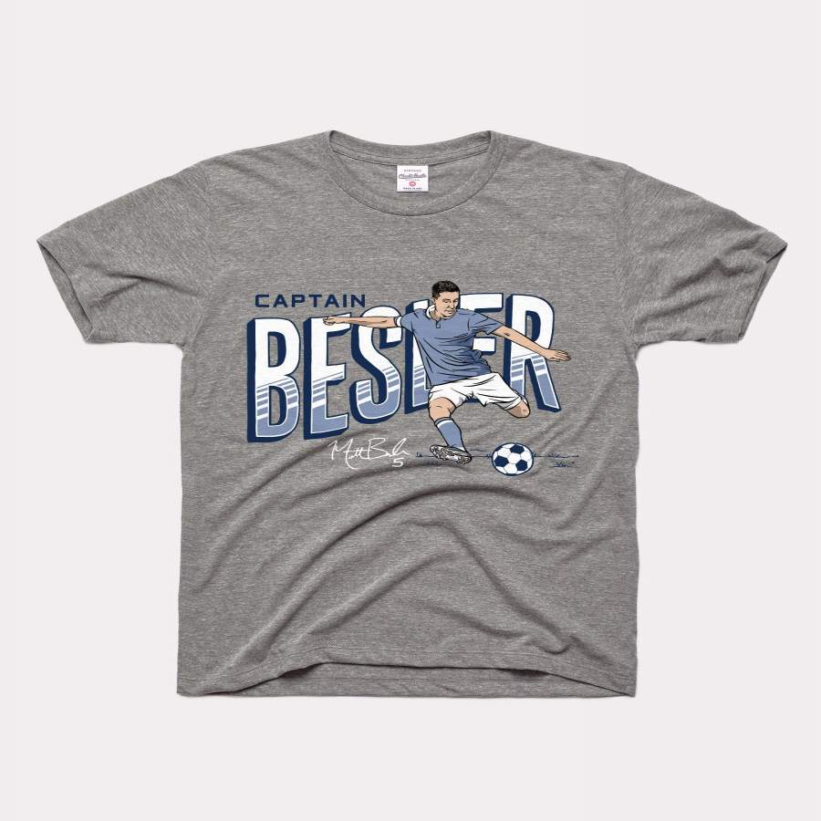 Captain Matt Besler Vintage Grey T-Shirt