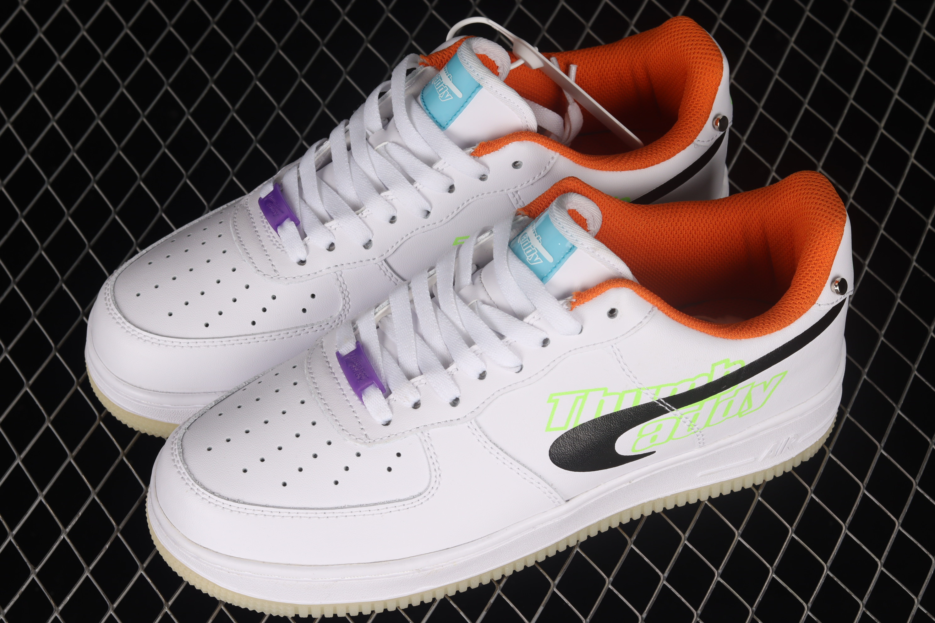 Nike Air Force 1 Low Have A Good Game White Black Orange Shoes Sneakers SNK437247922