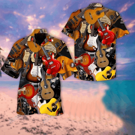 You Can Have One Or Two Or Three Guitars 3D Hawaiian Shirt