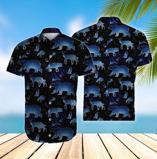 Polar Bear Aloha Hawaii Shirts For Men Women Ha9290