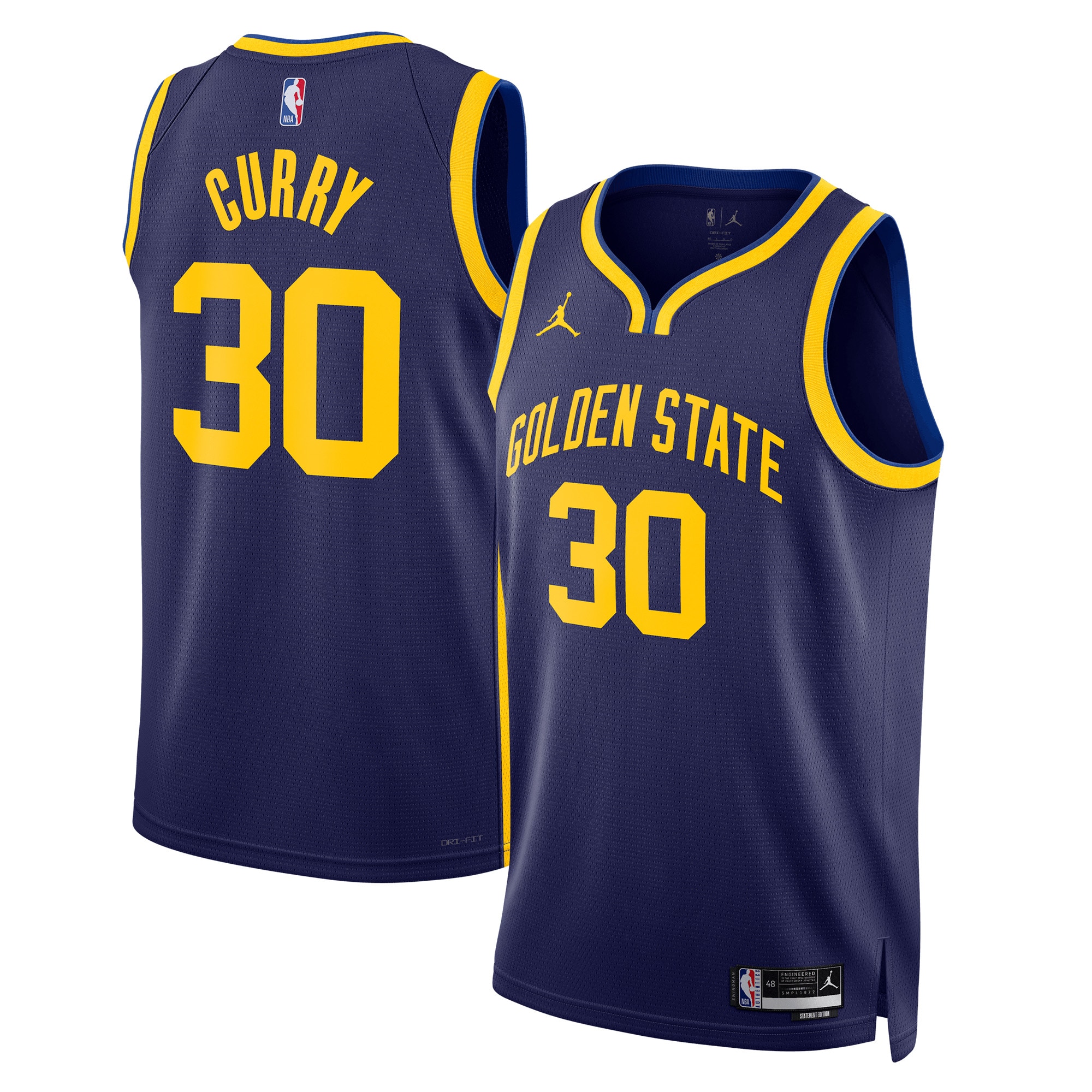 Stephen Curry Golden State Warriors Jordan Brand Unisex Swingman Jersey – Statement Edition – Navy