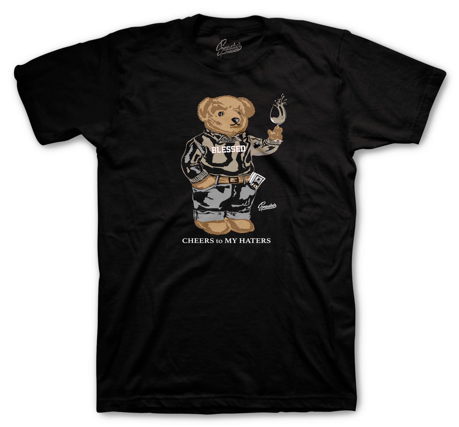 Yeezy 500 Stone Cheers Bear Shirt