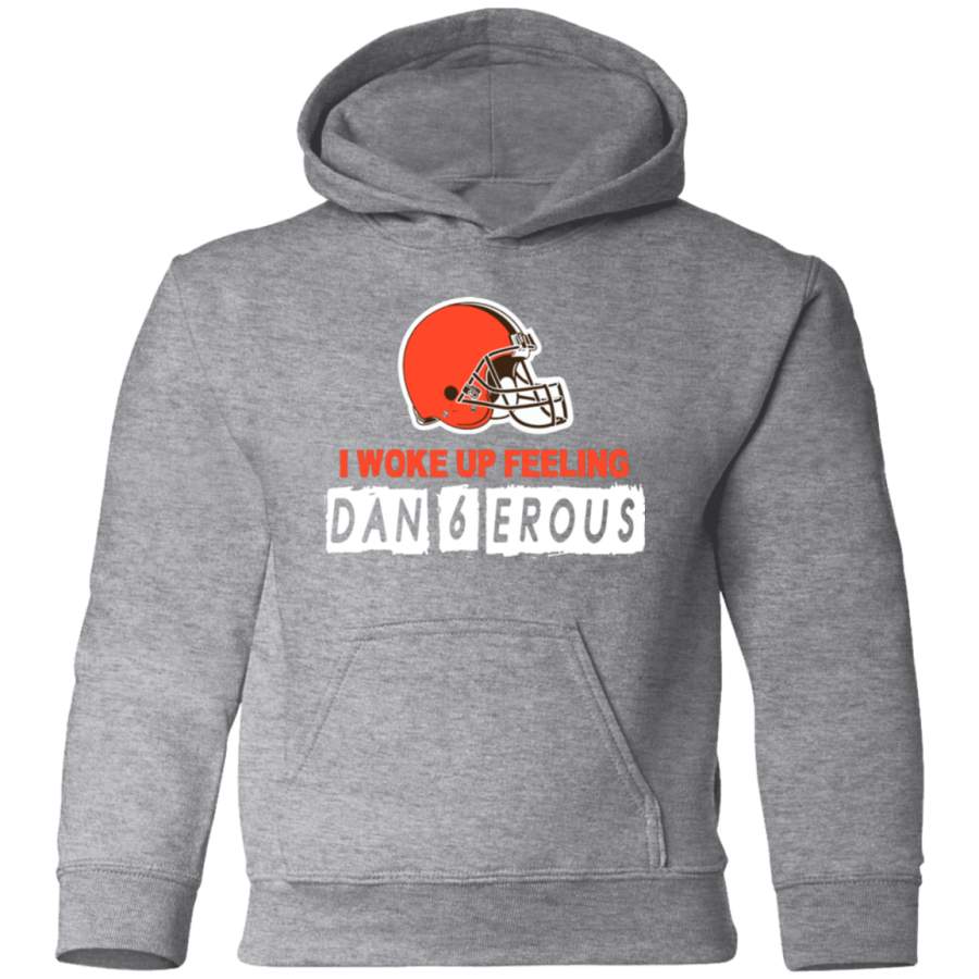 AGR Dangerous Baker Football Brown Toddler Pullover Hoodie