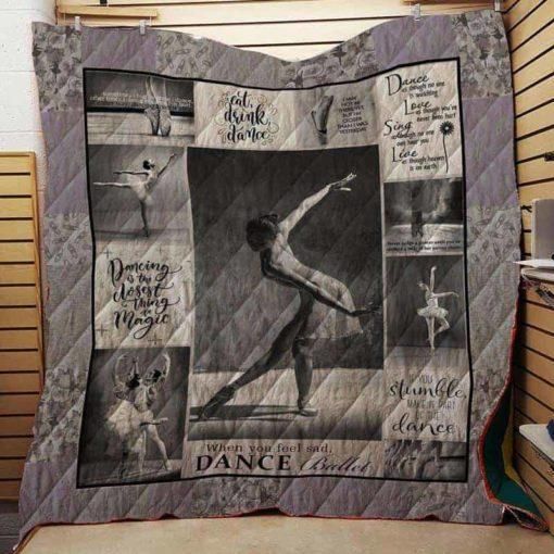 Dance #1113-4 Mt-Mo 3D Quilt Blanket HGM4