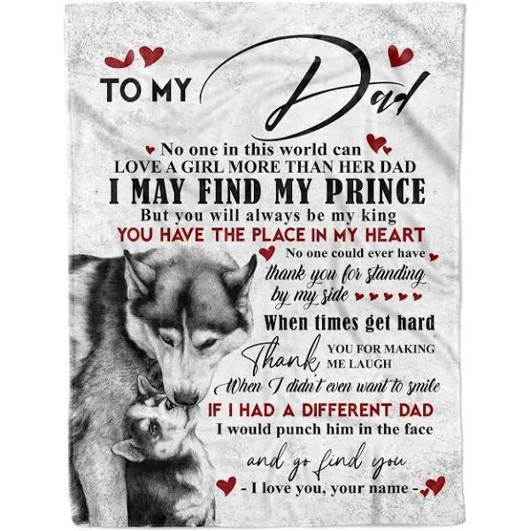 To My Dad No One In This World Fleece Blanket Gift For Dad Home Decor Fleece Blanket, Blanket Sofa Bed, 3D Blanket