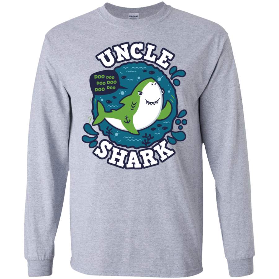 Shark Family trazo – Uncle Men’s Long Sleeve T-Shirt