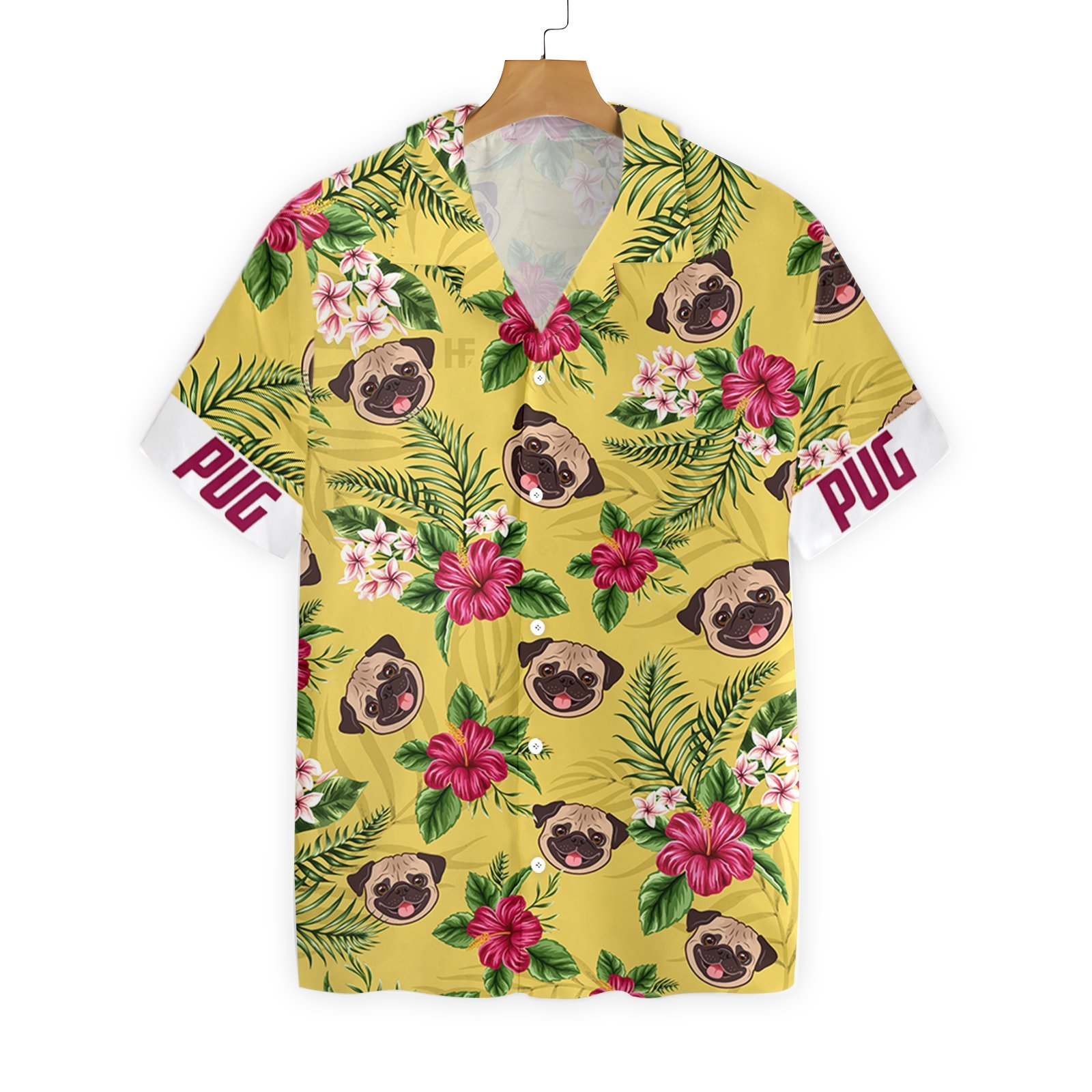 Pug Personalized Photo Custom Hawaii Shirt For Hawaii Aloha Ha75529